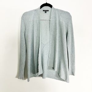 Eileen Fisher 100% wool open front cardigan size XS
